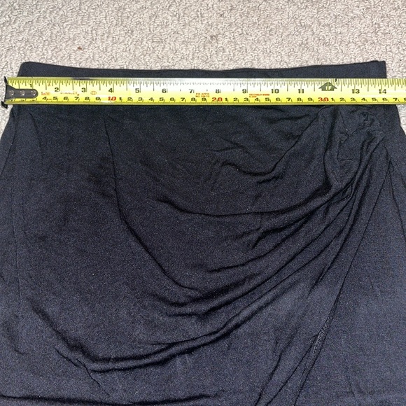 Helmut Lang Nova Jersey Twist Draped Skirt - Picture 5 of 6